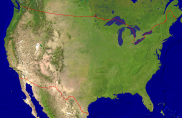 USA Satellit + Grenzen 2000x1299